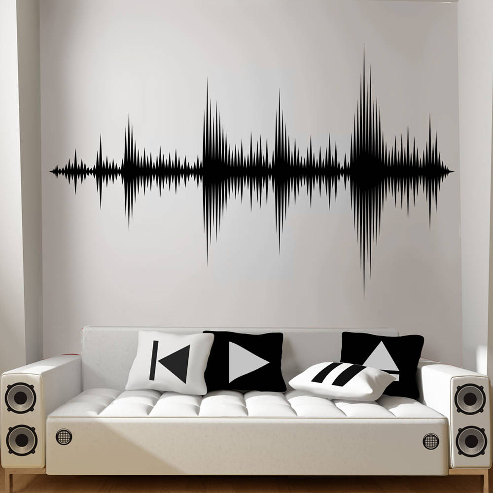 Audio Music Remover Free - Audio Wave Wall Decal Sound Wave