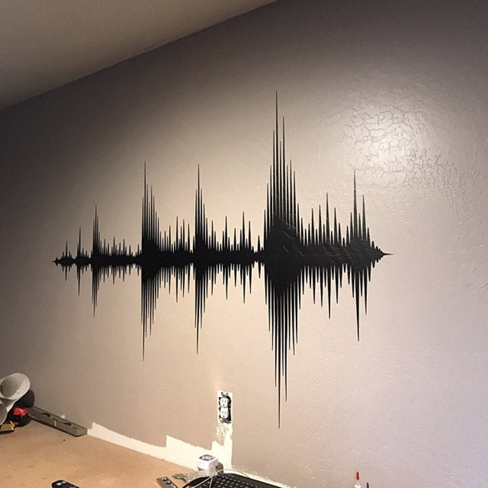 Audio Wave Wall Decal Sound Wa - Audio Music Remover Free ulasan dan harga