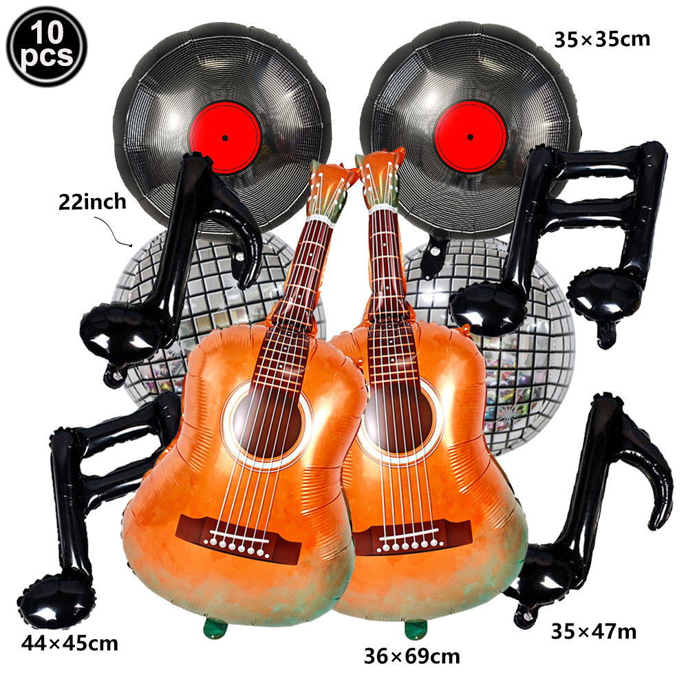 Music Themed Party Balloon Set - Audio Music Notes ulasan dan harga