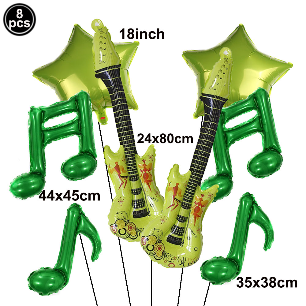 Music Themed Party Balloon Set - Audio Music Notes ulasan dan harga