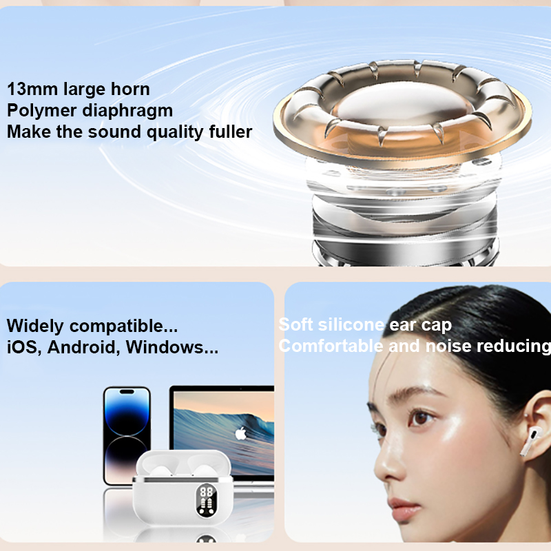 Fashion Bluetooth Earphones Wi - Audio Music Apple ulasan dan harga
