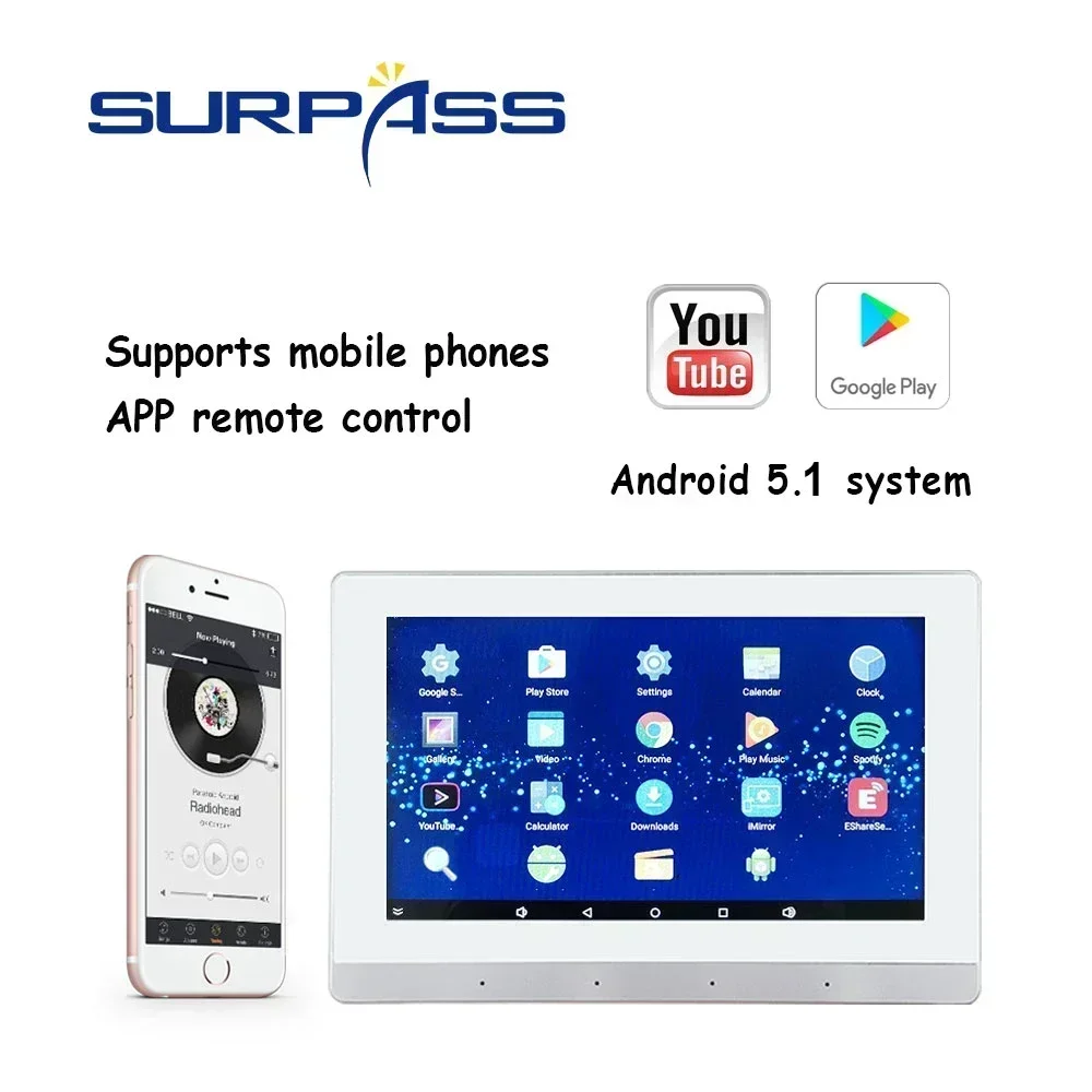 7inch WiFi In Wall Amplifier T - Audio Music For Background ulasan dan harga