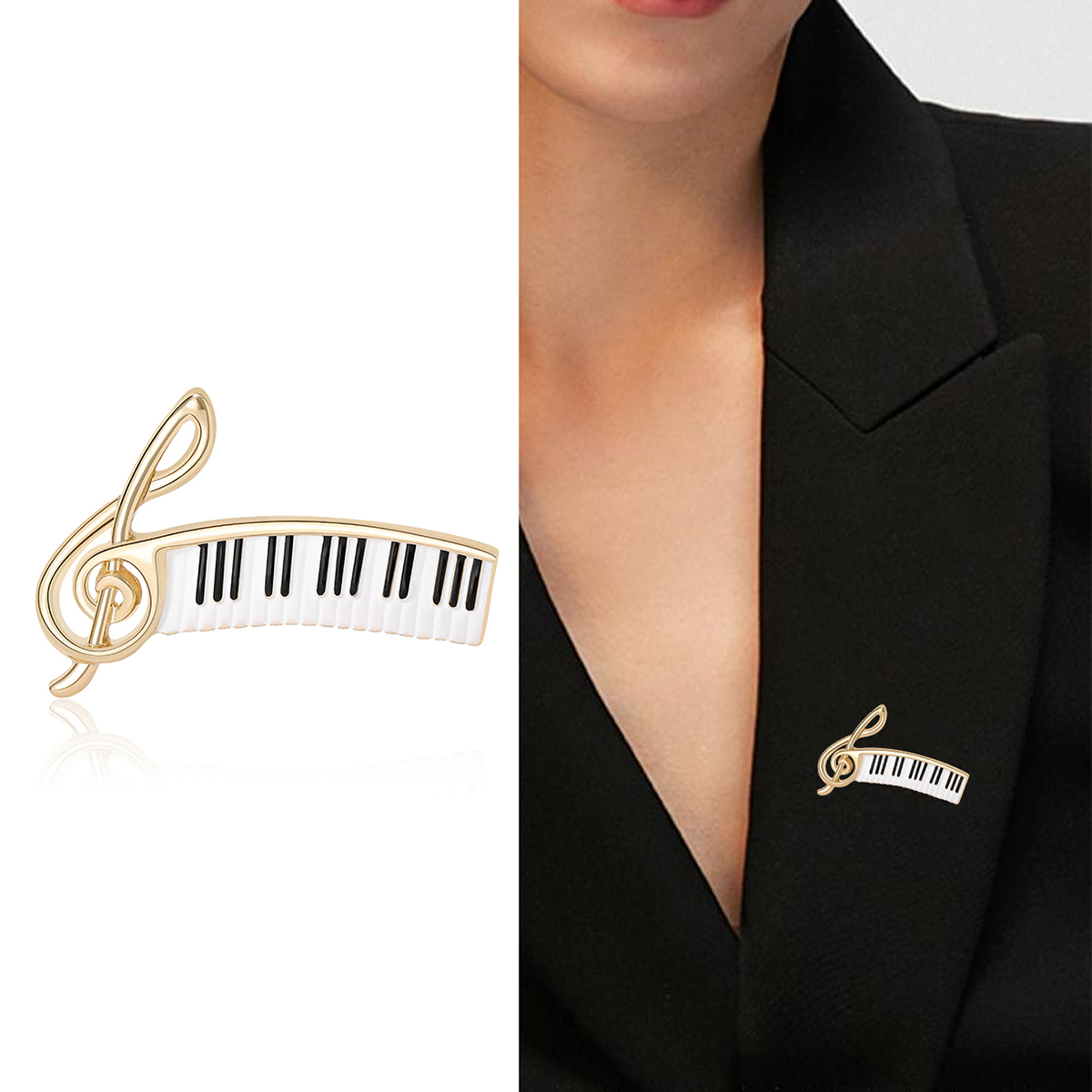 Beaut&Berry Classic Enamel Pia - Audio Music Notes ulasan dan harga