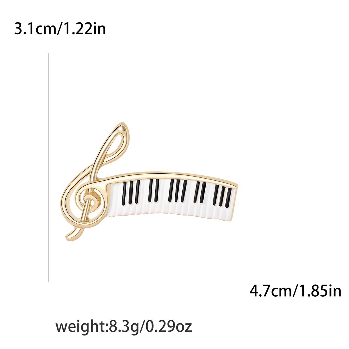 Beaut&Berry Classic Enamel Pia - Audio Music Notes ulasan dan harga