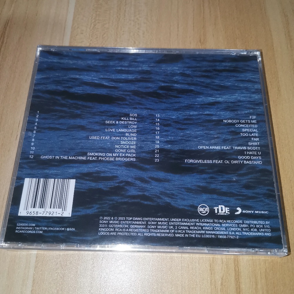 SZA SOS CD R&B Pop Soul Music  - Audio Music Songs ulasan dan harga