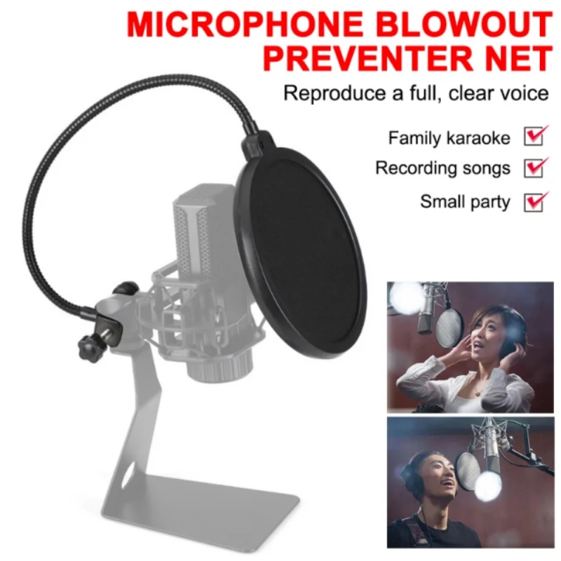 MF6 Mic Accessories Metal PoP  - Recording Pop Filter ulasan dan harga