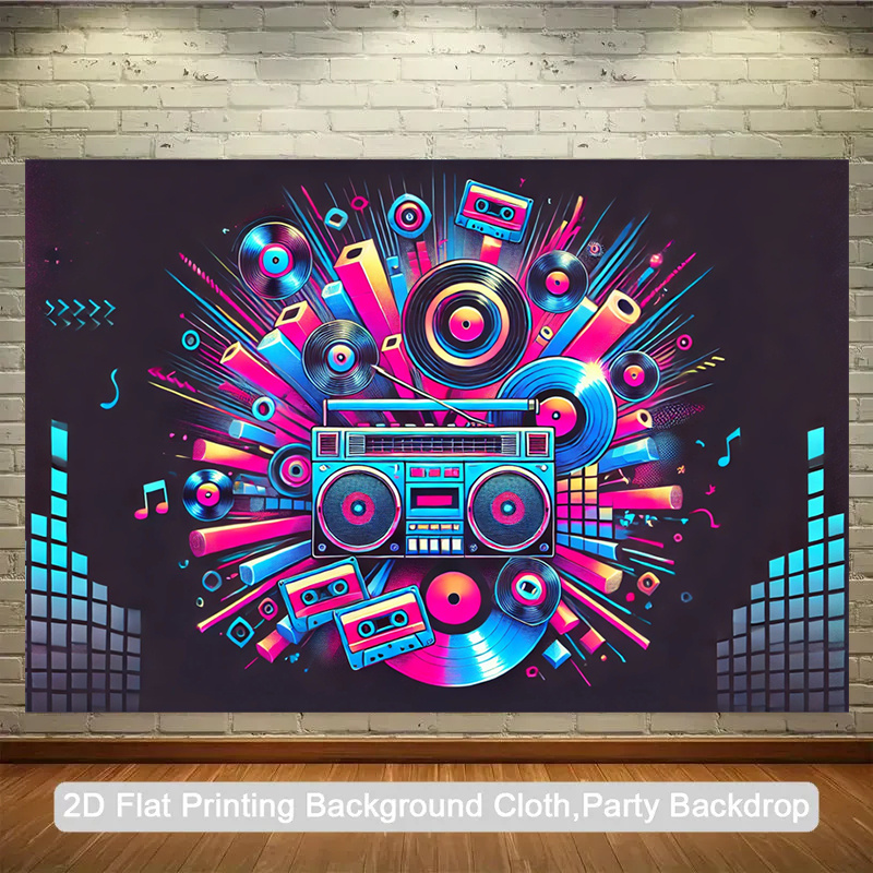 2D flat, 1-piece product. Retr - Audio Music For Background ulasan dan harga