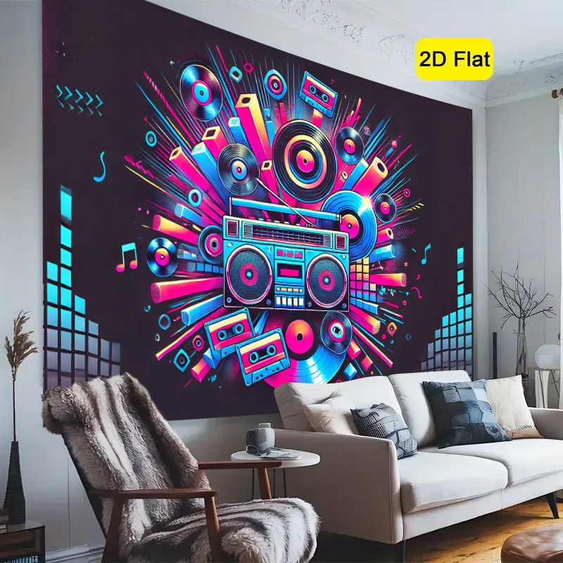 2D flat, 1-piece product. Retr - Audio Music For Background ulasan dan harga