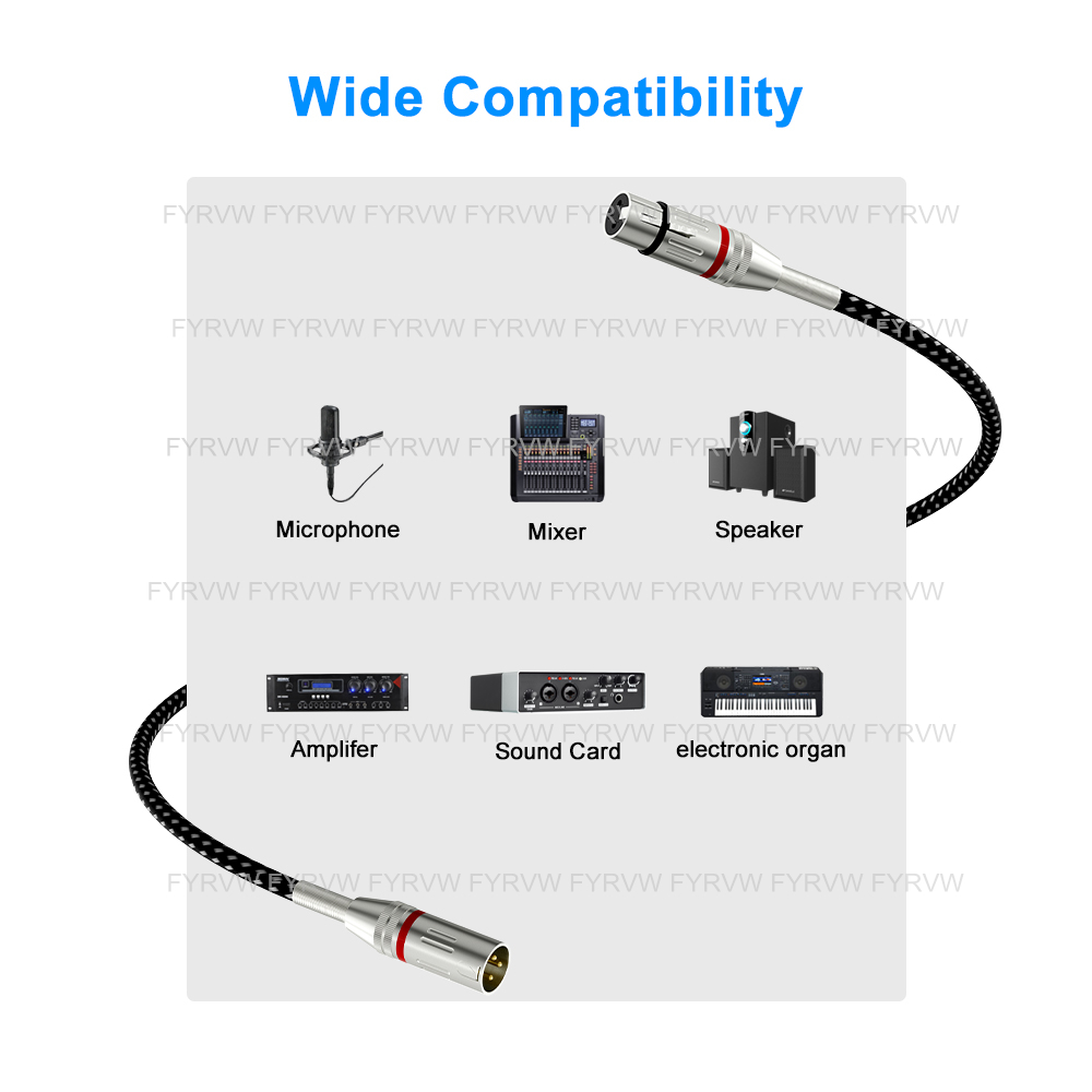 XLR to XLR Mic Audio Cable Kar - Xlr Microphone Condenser ulasan dan harga