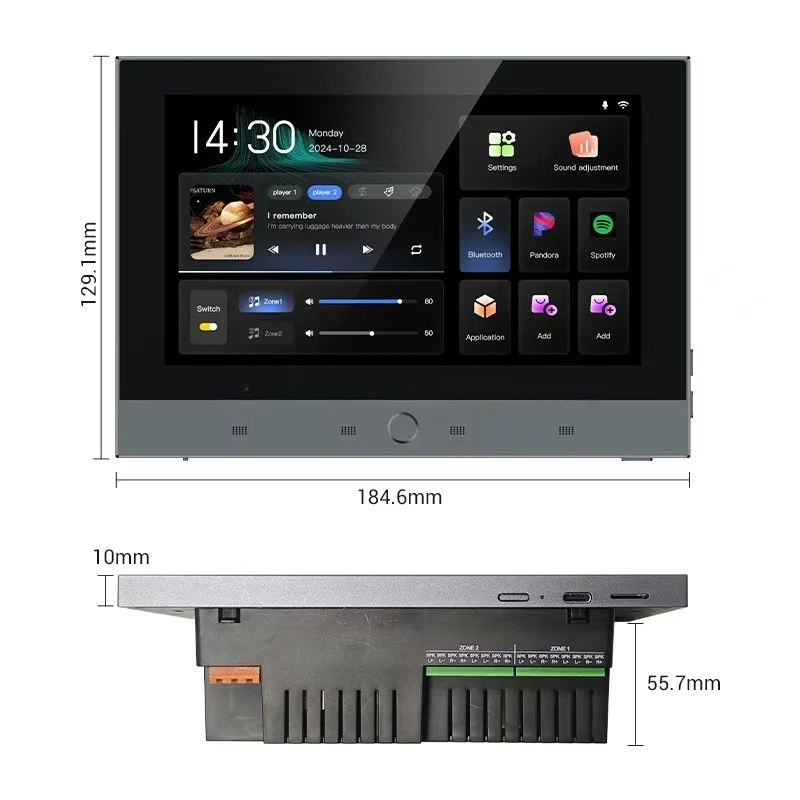 Touch Screen Remote Control Wi - Audio Music For Background ulasan dan harga