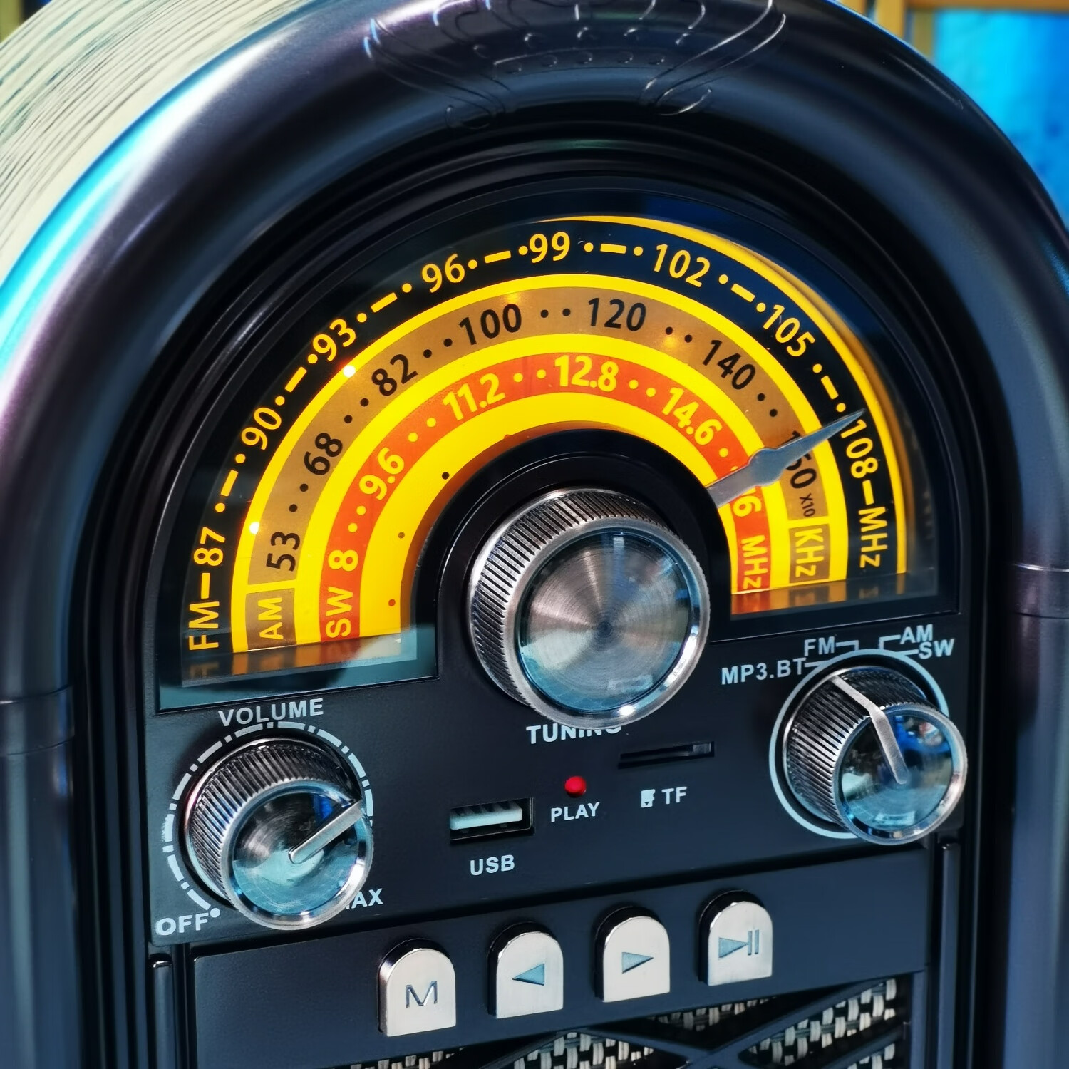 R-1950BT Retro Portable Rechar - Audio Music Apple ulasan dan harga