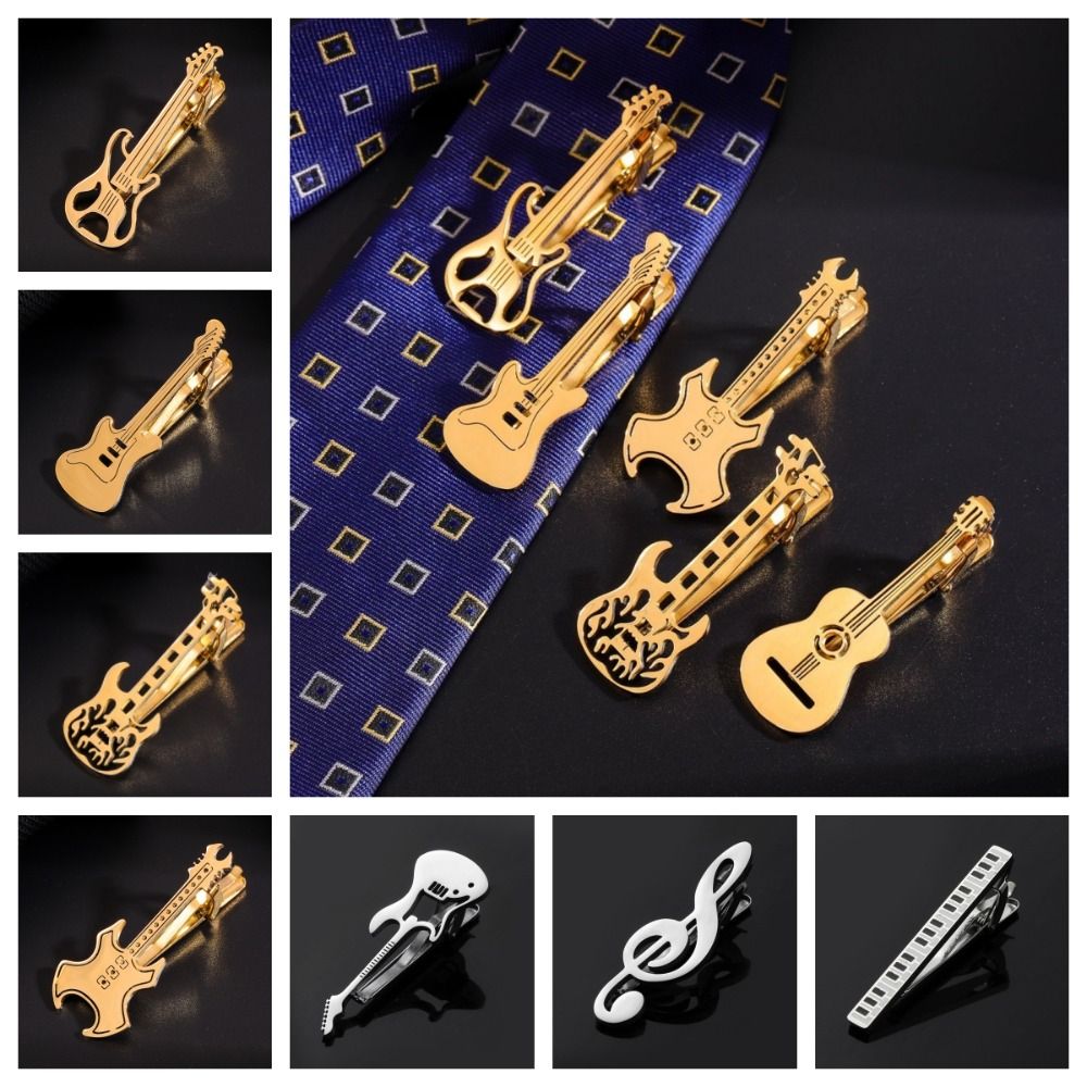 Fashion Treble Clef Guitar Tie - Audio Music Notes ulasan dan harga