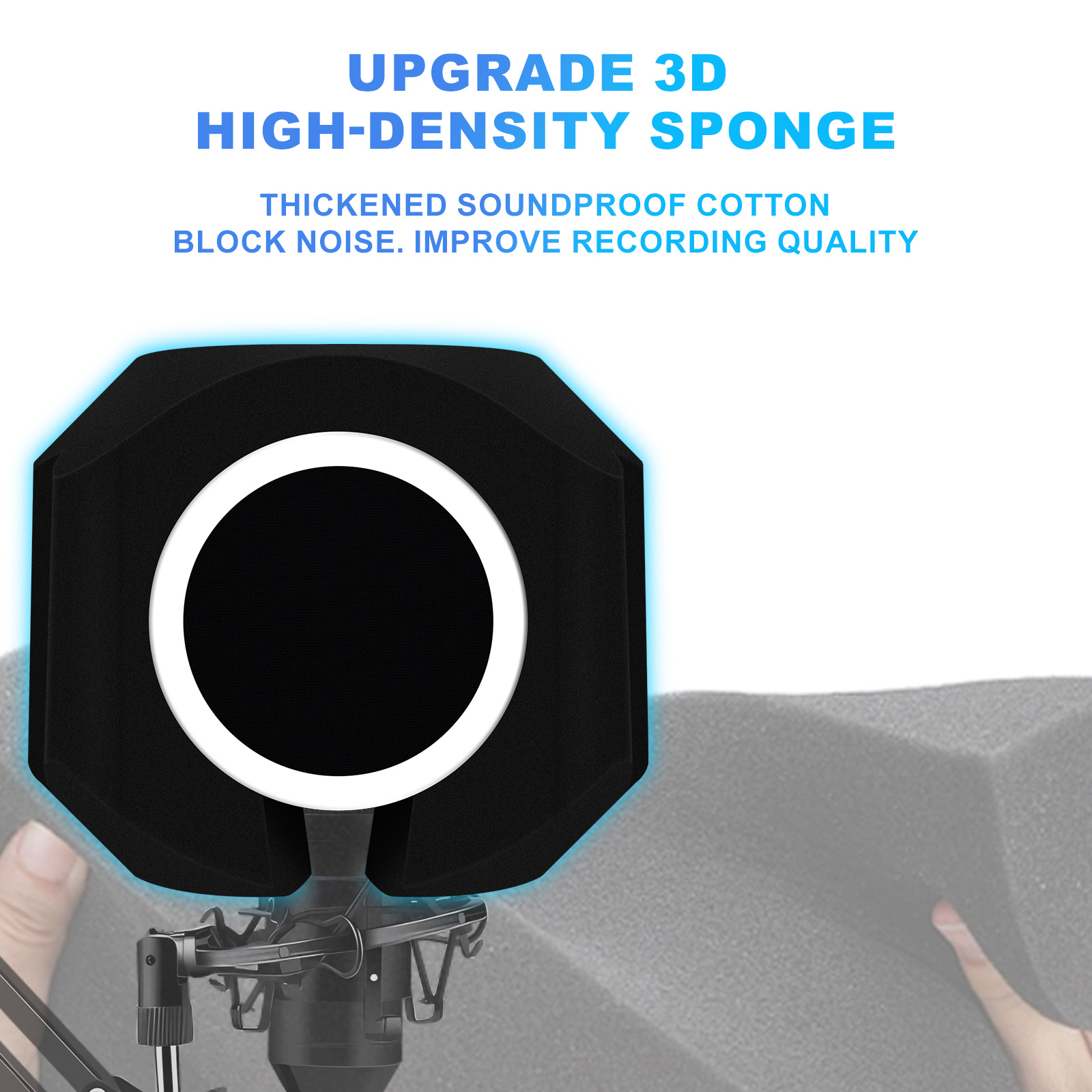 Microphone Wind Shield Pop Fil - Recording Pop Filter ulasan dan harga