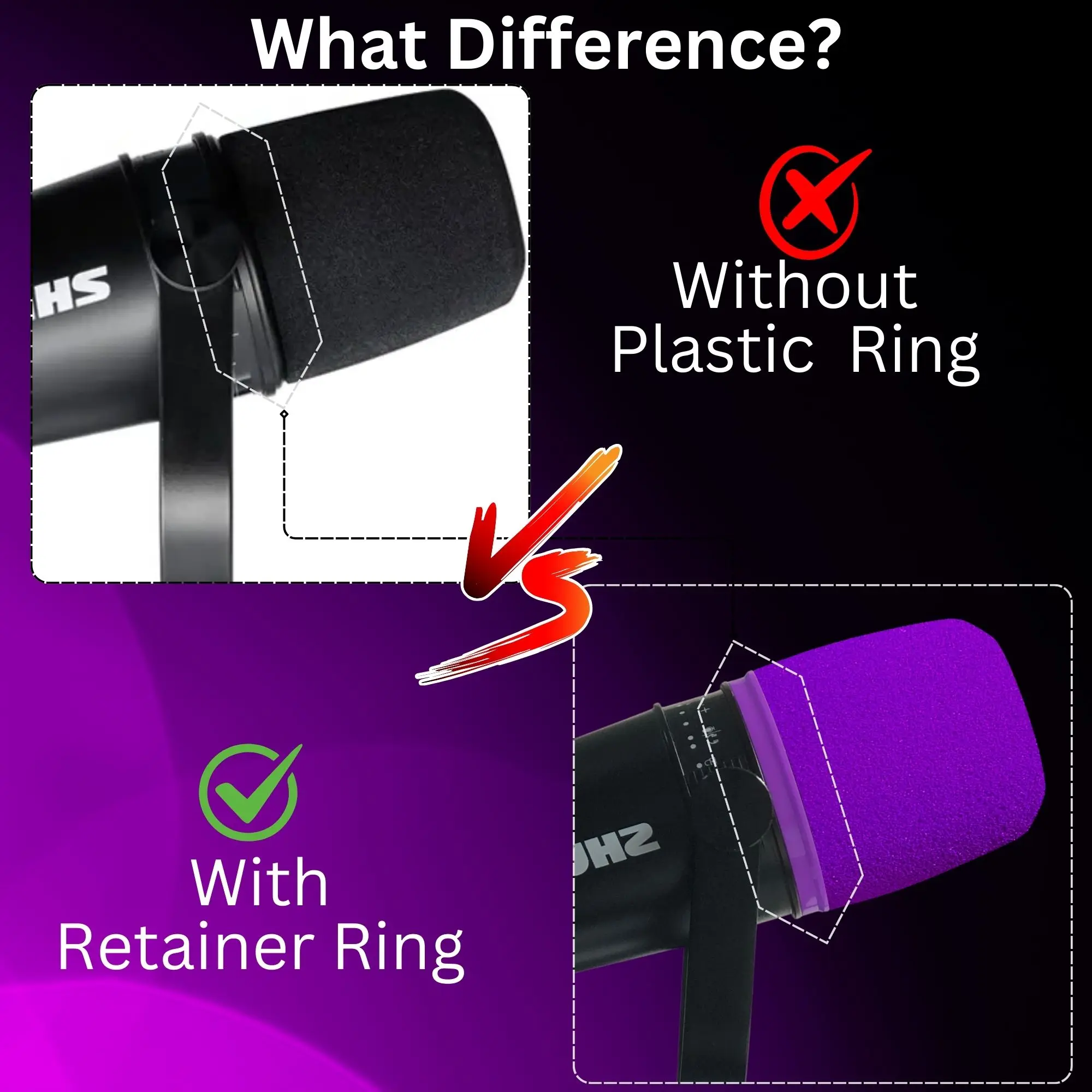MV7 Foam for Shure MV7, MV7i,  - Recording Pop Filter ulasan dan harga
