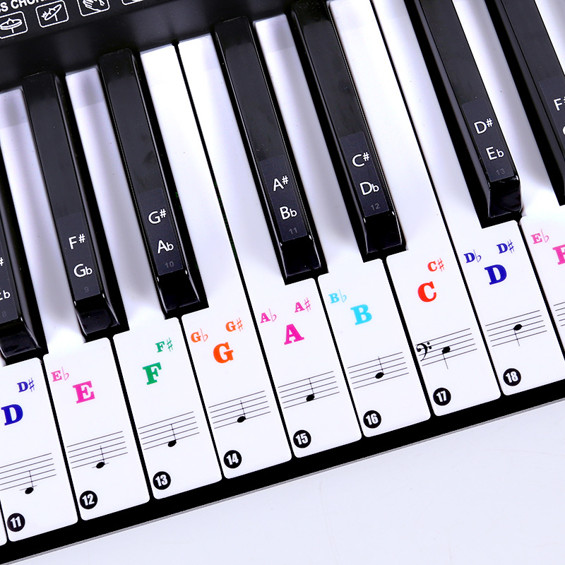 Transparent Piano Keyboard Sti - Audio Music Notes ulasan dan harga
