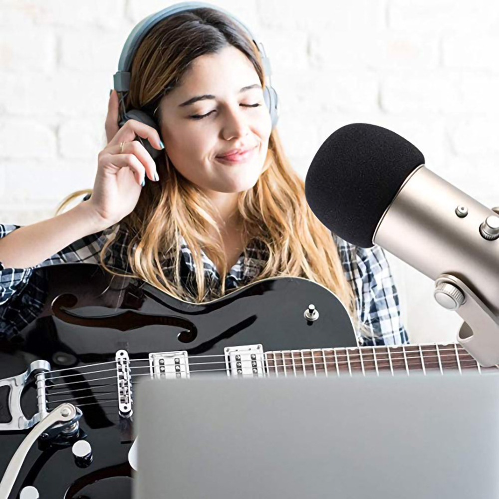 Microphone Sponge Foam Cover,F - Recording Pop Filter ulasan dan harga