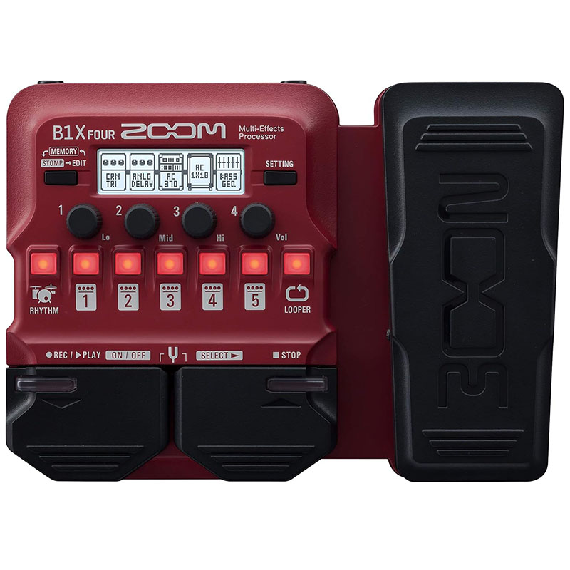 ZOOM B1X FOUR Bass Multi-Effec - Looper Pedal Guitar ulasan dan harga