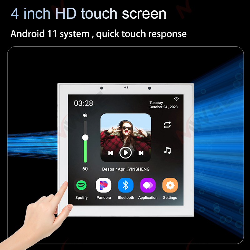 TUYA Smart Home 4 Inch Android - Audio Music For Background ulasan dan harga