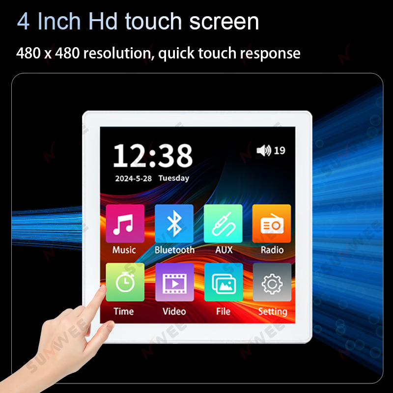 Touch screen Home theater Audi - Audio Music For Background ulasan dan harga