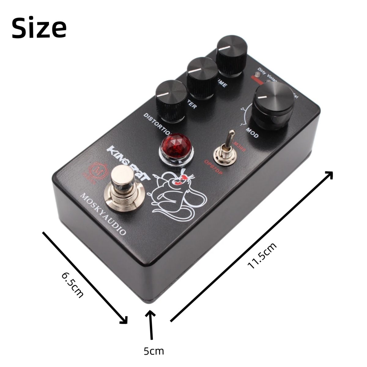 Mosky KING RAT Effects Pedal D - Looper Pedal Guitar ulasan dan harga