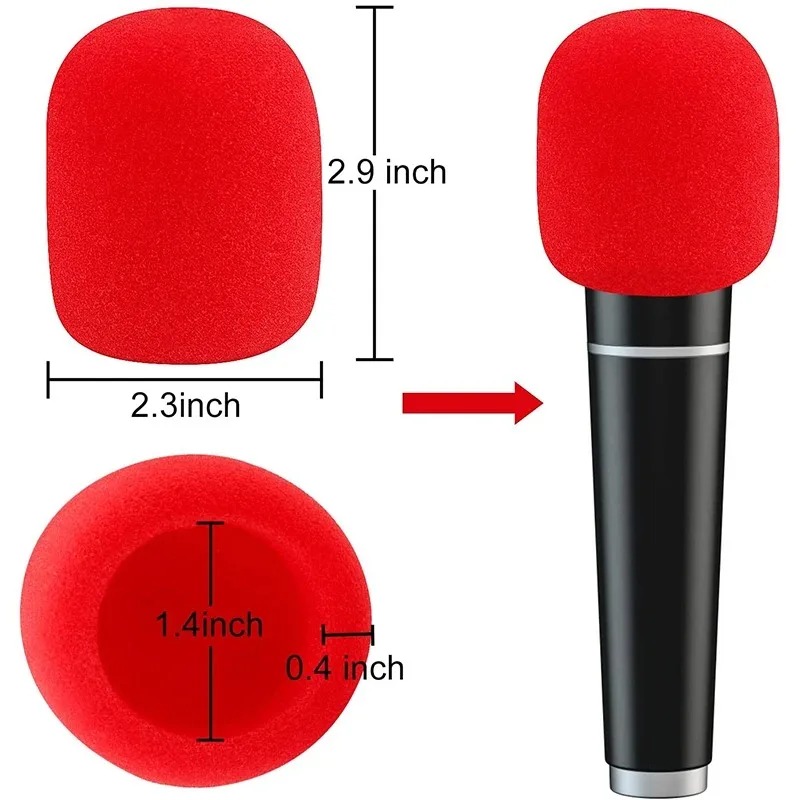 Microphone Windscreen Foam Cov - Recording Pop Filter ulasan dan harga