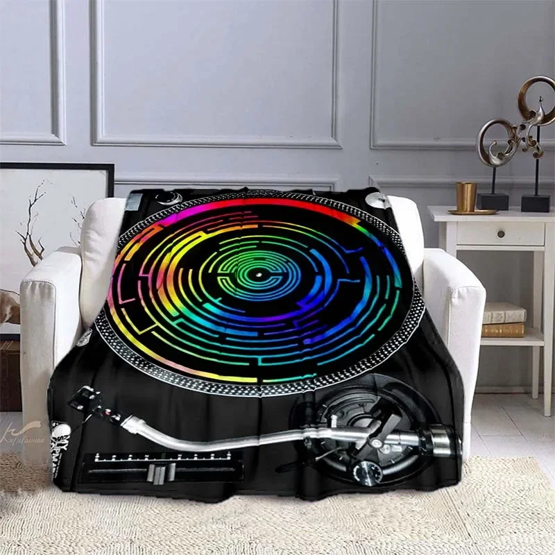 Music DJ Flannel Throw Blanket - Audio Music King ulasan dan harga