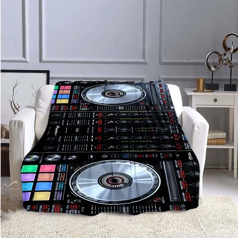 Music DJ Flannel Throw Blanket - Audio Music King ulasan dan harga