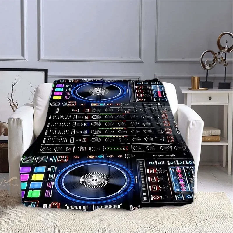 Music DJ Flannel Throw Blanket - Audio Music King ulasan dan harga