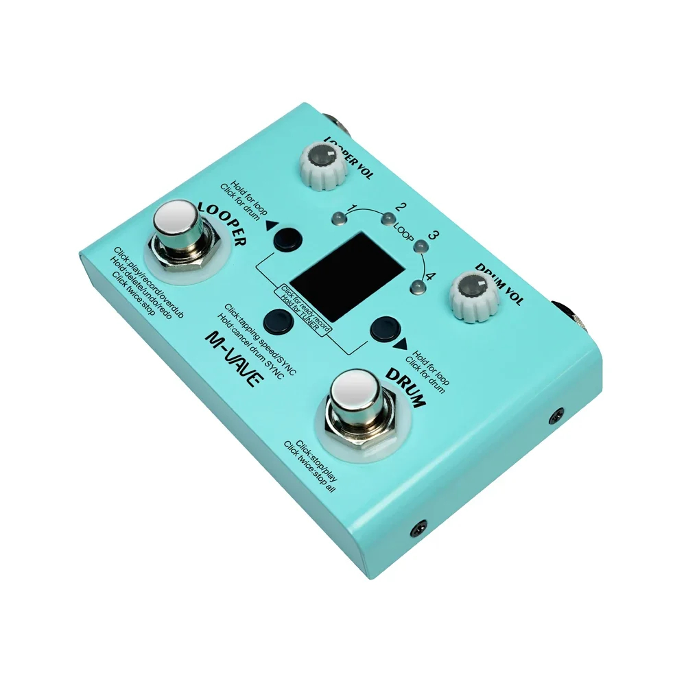 M-vave Lost Tempo Drum Machine - Looper Pedal Guitar ulasan dan harga
