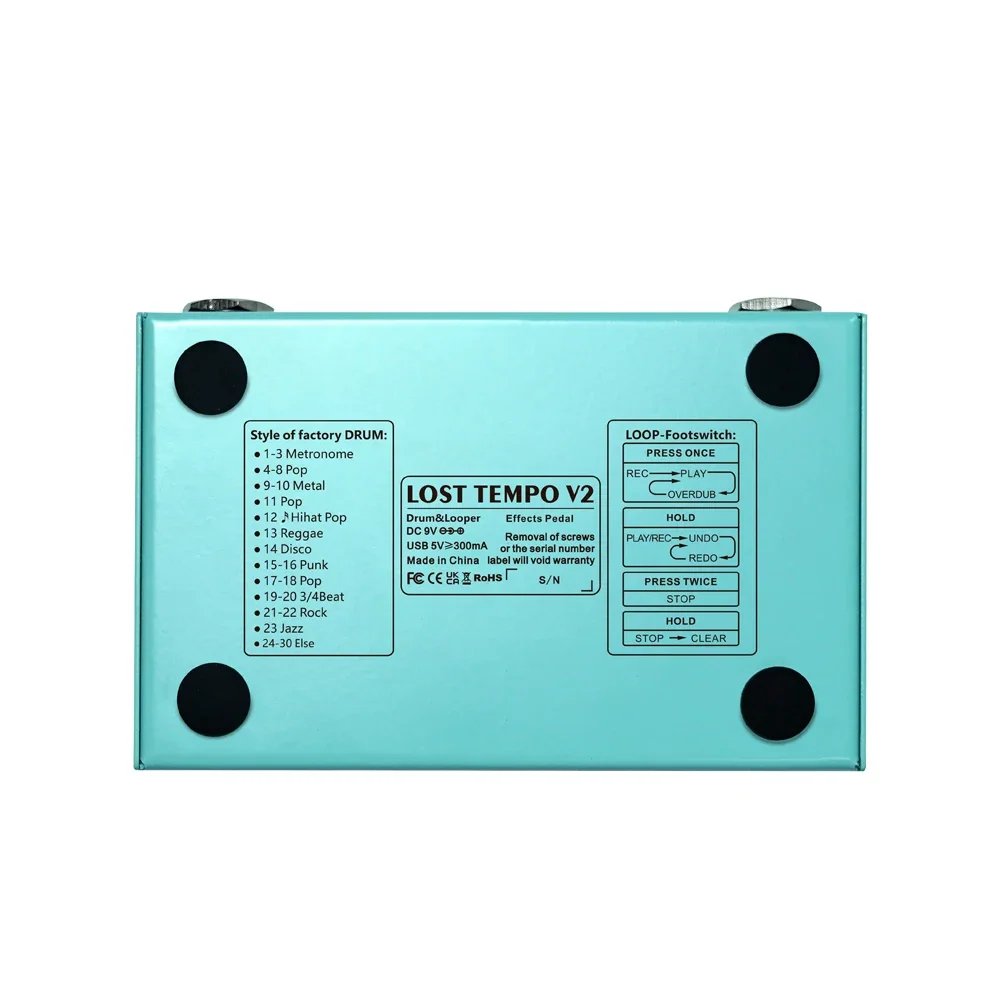 M-vave Lost Tempo Drum Machine - Looper Pedal Guitar ulasan dan harga