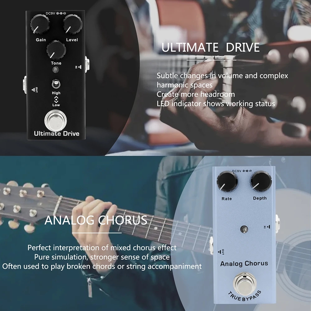 Electric Guitar Pedal Overdriv - Looper Pedal Guitar ulasan dan harga
