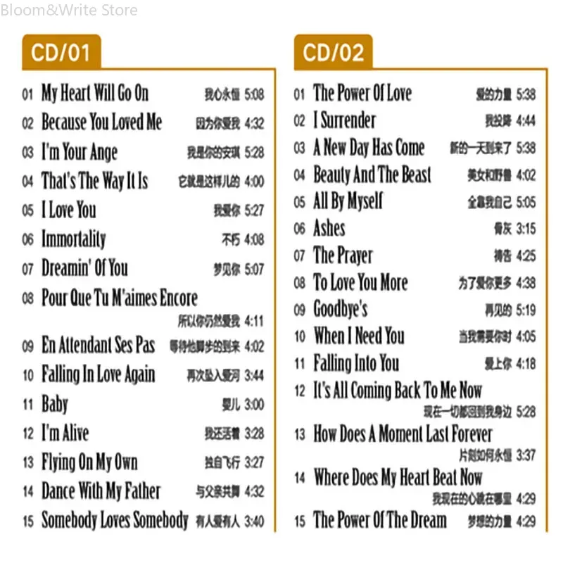 Classic Celine  Love Song Coll - Audio Music Songs ulasan dan harga