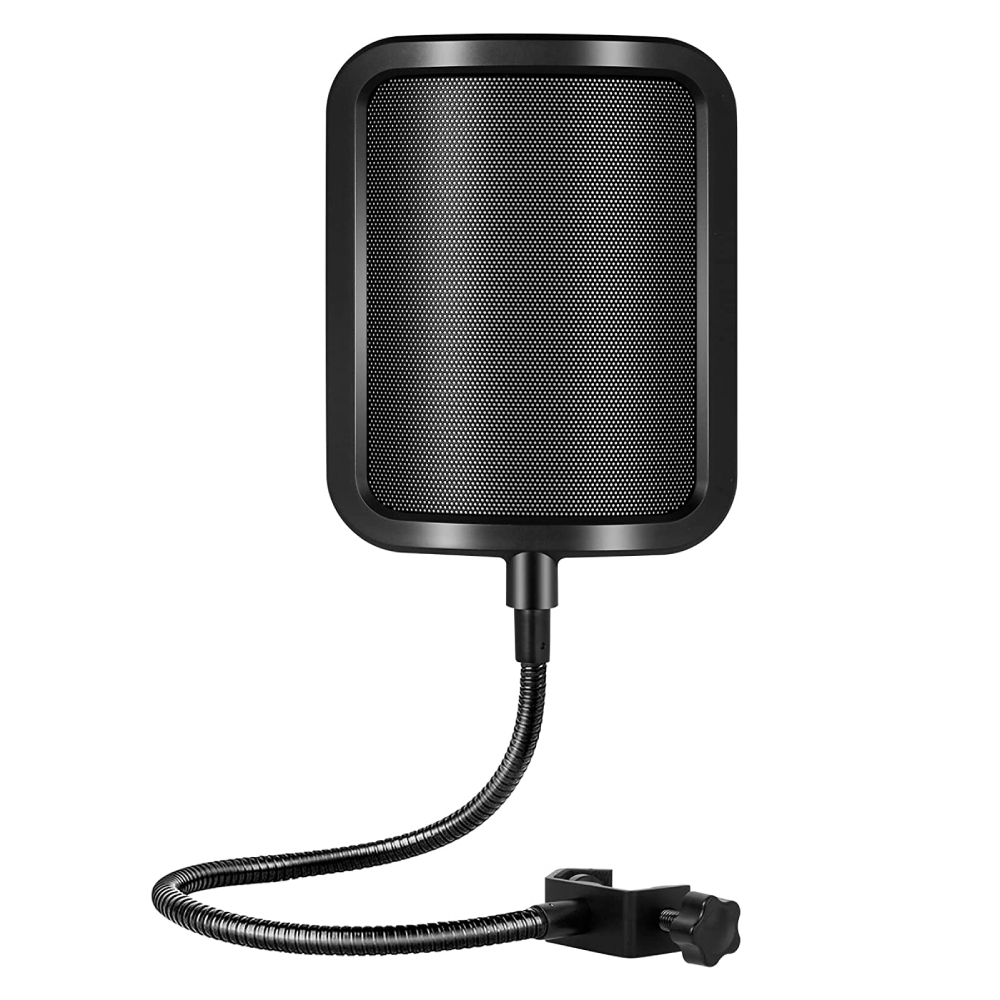 Metal Pop Filter Universal Mic - Recording Pop Filter ulasan dan harga