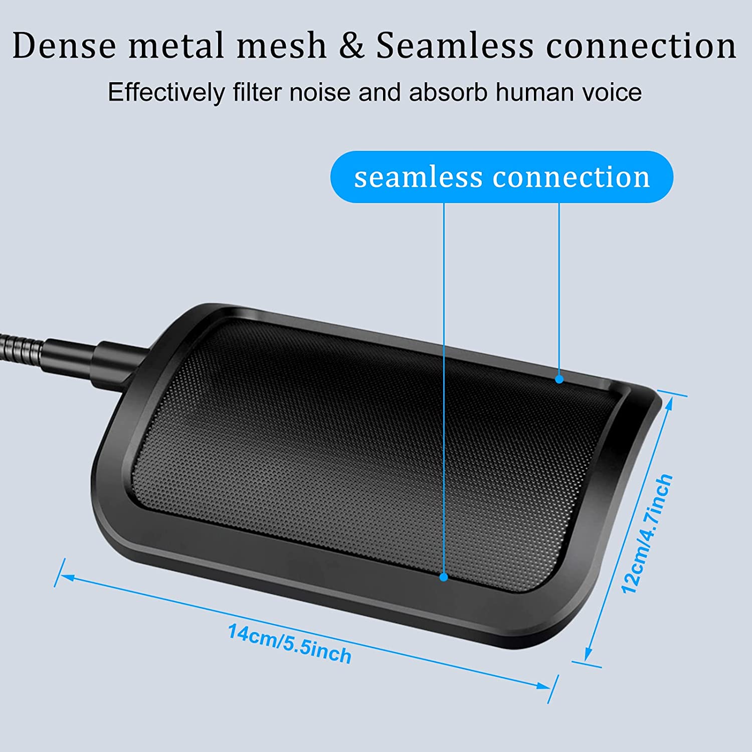 Metal Pop Filter Universal Mic - Recording Pop Filter ulasan dan harga