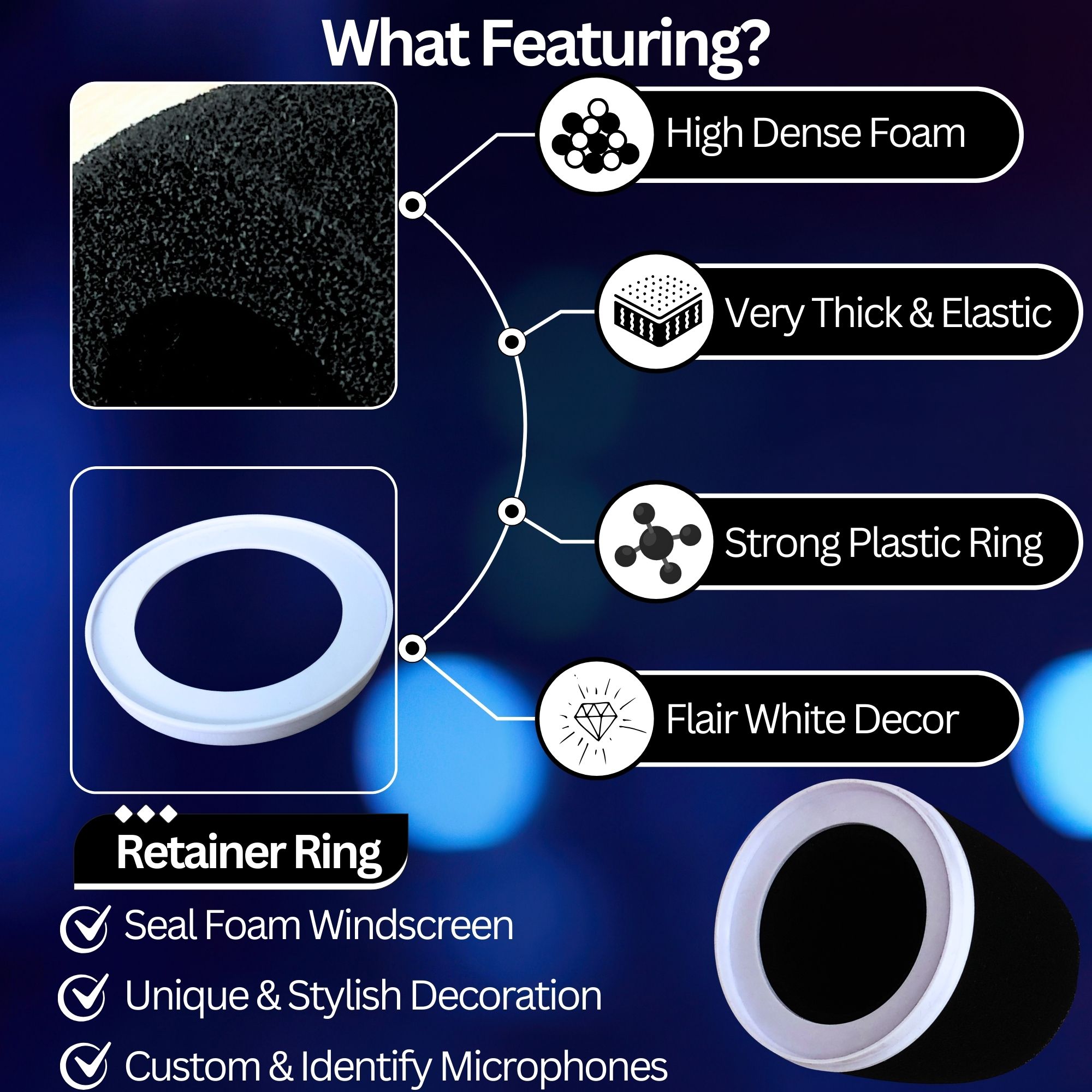 Foam Microphone Covers with Re - Recording Pop Filter ulasan dan harga