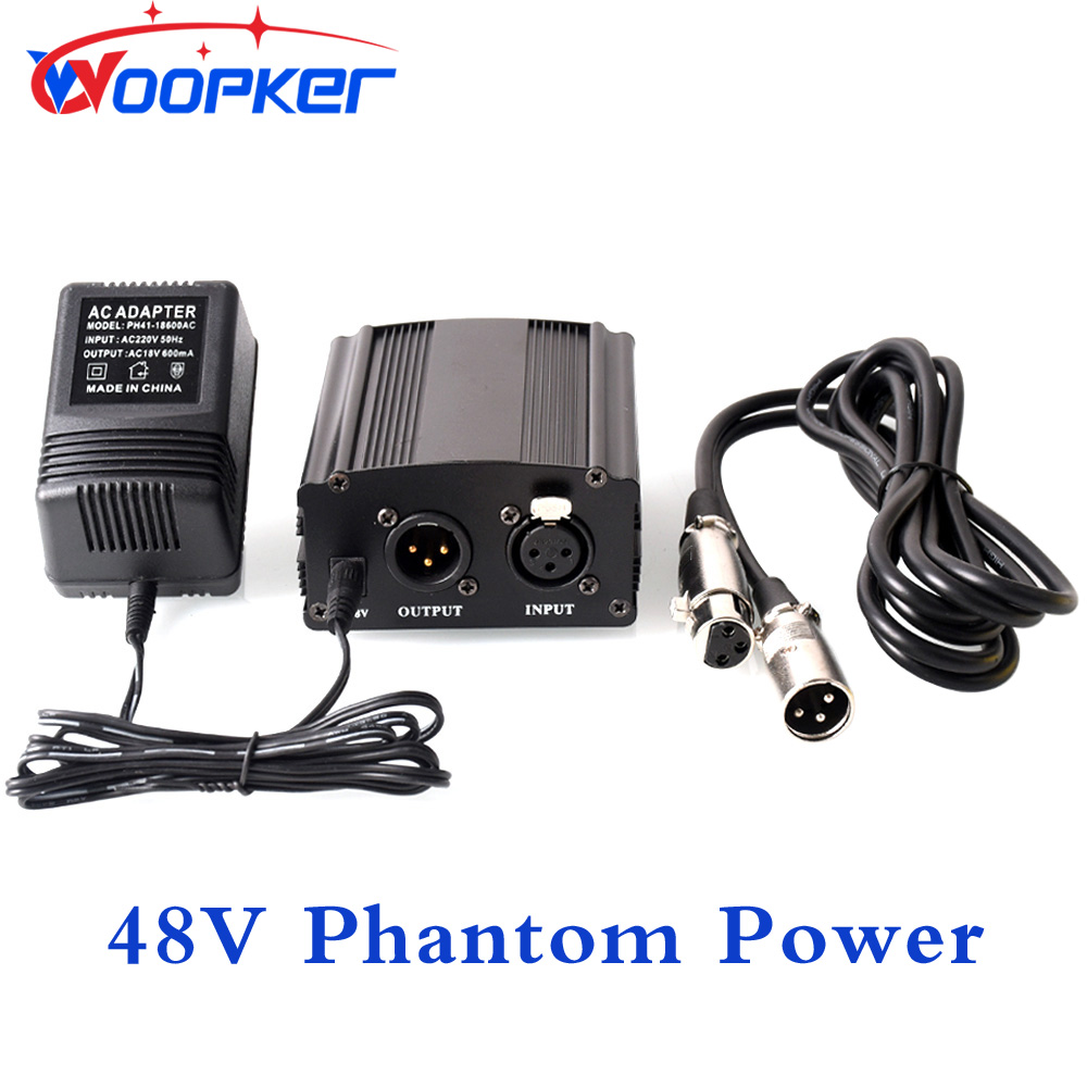 Woopker 48V Phantom Power Supp - Xlr Microphone Condenser ulasan dan harga
